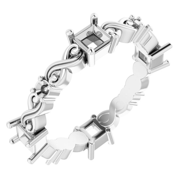 Infinity-Inspired Eternity Band