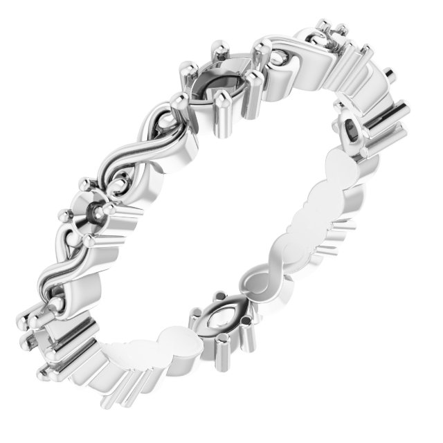 Infinity-Inspired Eternity Band