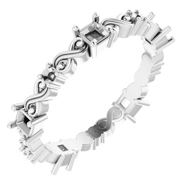 Infinity-Inspired Eternity Band