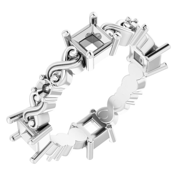 Infinity-Inspired Eternity Band