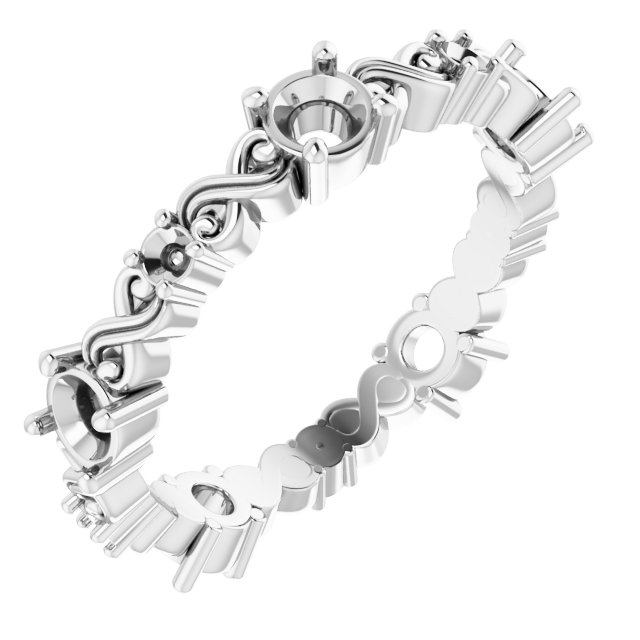 Infinity-Inspired Eternity Band