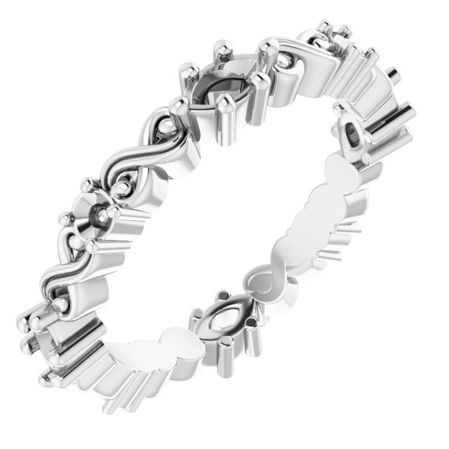 Infinity-Inspired Eternity Band