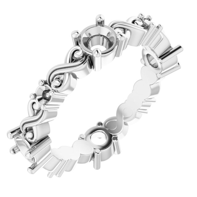 Infinity-Inspired Eternity Band