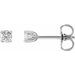 Sterling Silver 1/5 CTW Natural Diamond Stud Earrings