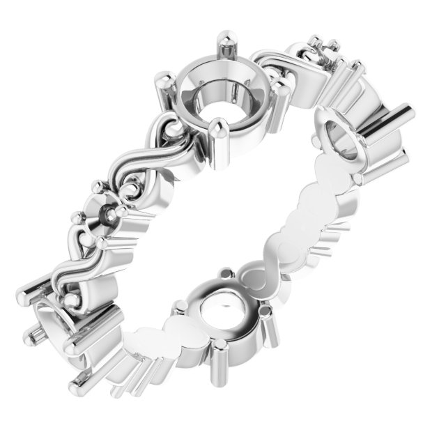 Infinity-Inspired Eternity Band