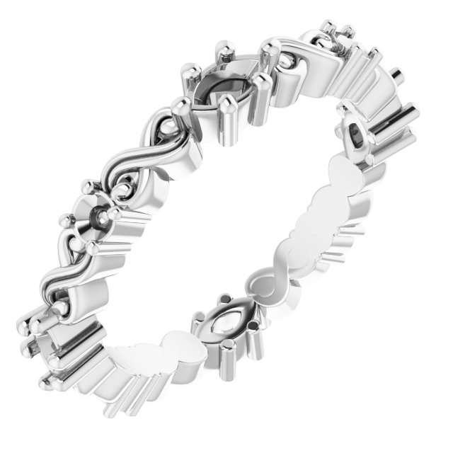 Infinity-Inspired Eternity Band