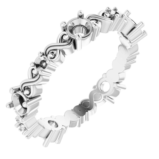 Infinity-Inspired Eternity Band