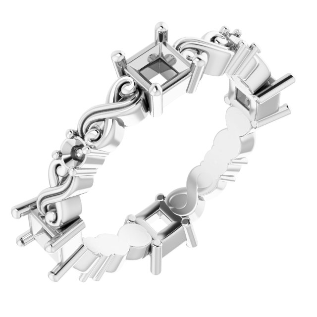 Infinity-Inspired Eternity Band
