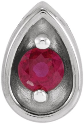 Teardrop Necklace or Slide Pendant
