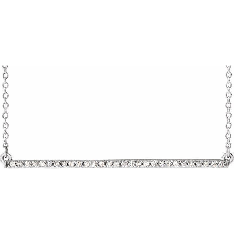 Accented Bar Necklace