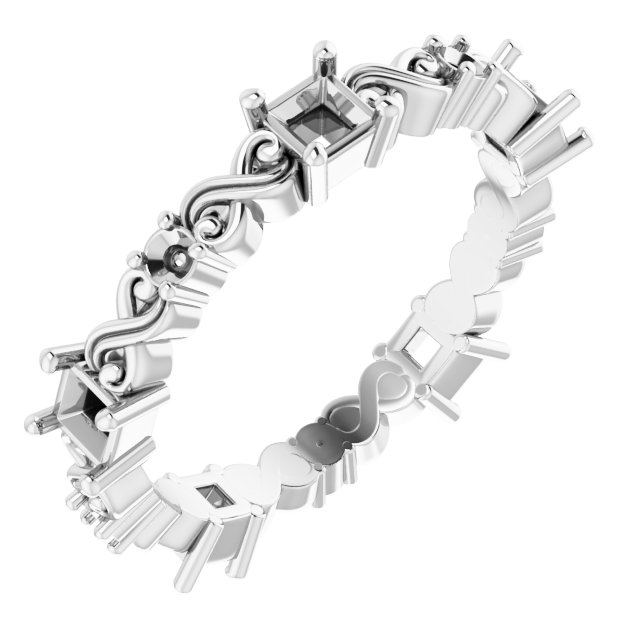 Infinity-Inspired Eternity Band