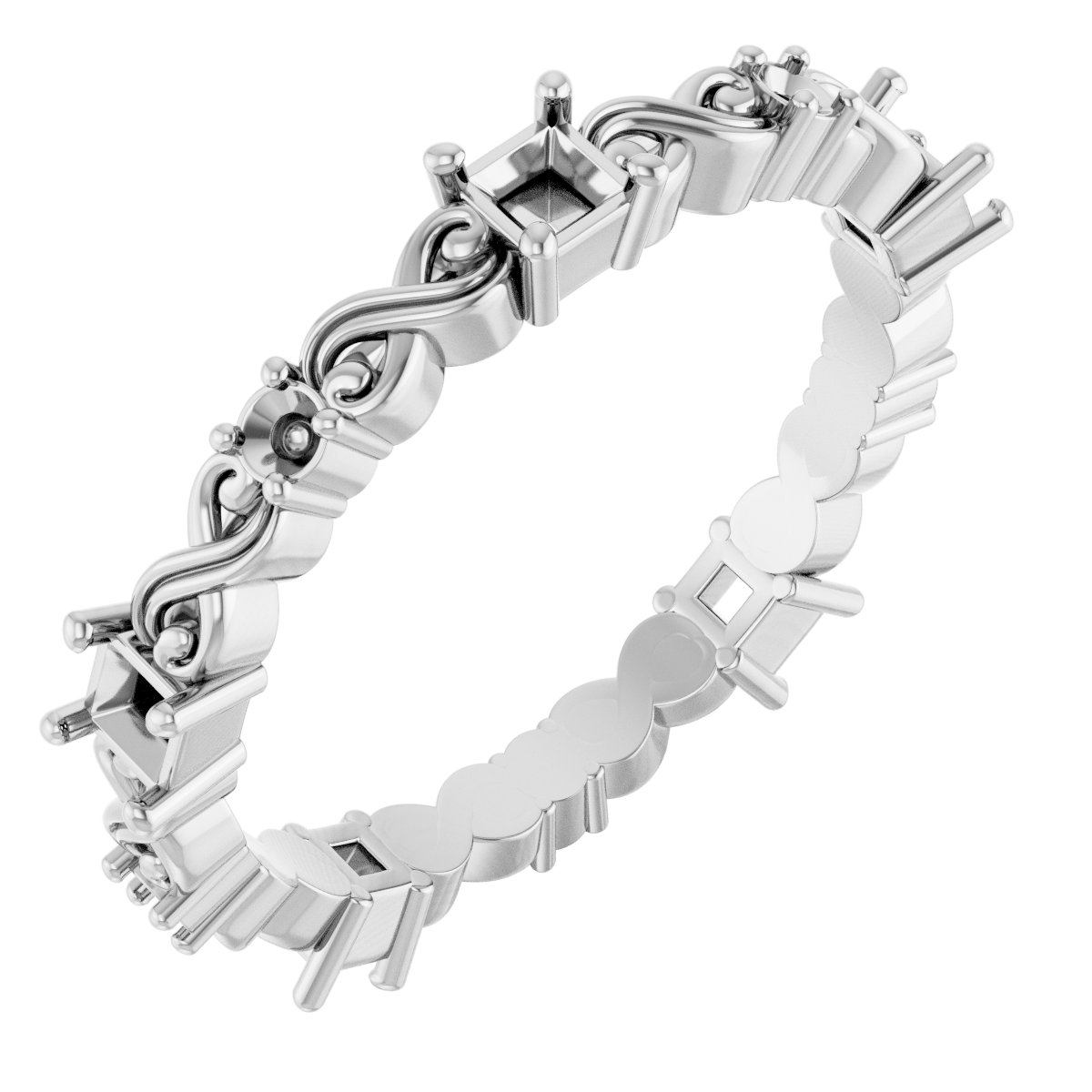 Infinity-Inspired Eternity Band