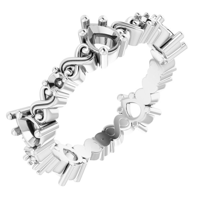 Infinity-Inspired Eternity Band