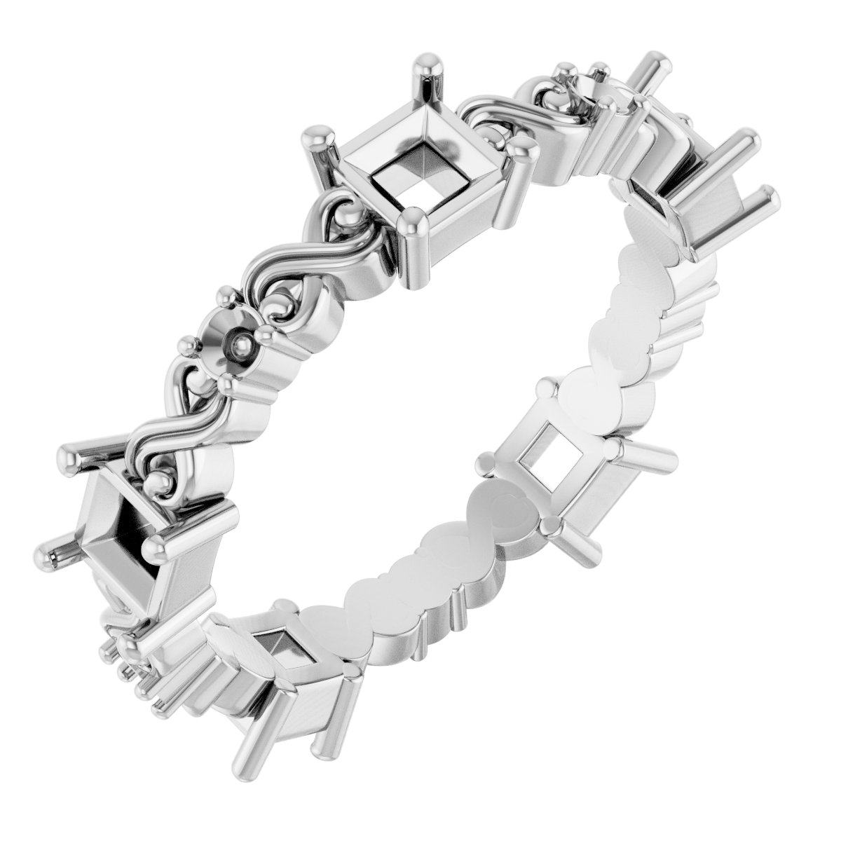 Infinity-Inspired Eternity Band