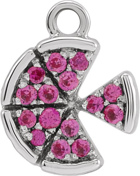 Petite Pavé® Pizza Dangle