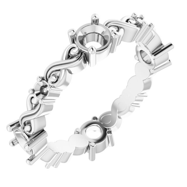 Infinity-Inspired Eternity Band