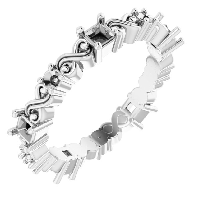 Infinity-Inspired Eternity Band