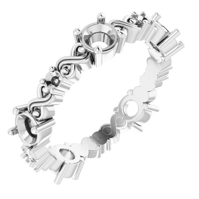 Infinity-Inspired Eternity Band