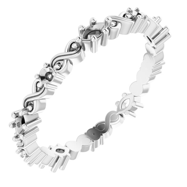 Infinity-Inspired Eternity Band