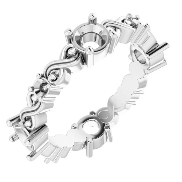 Infinity-Inspired Eternity Band