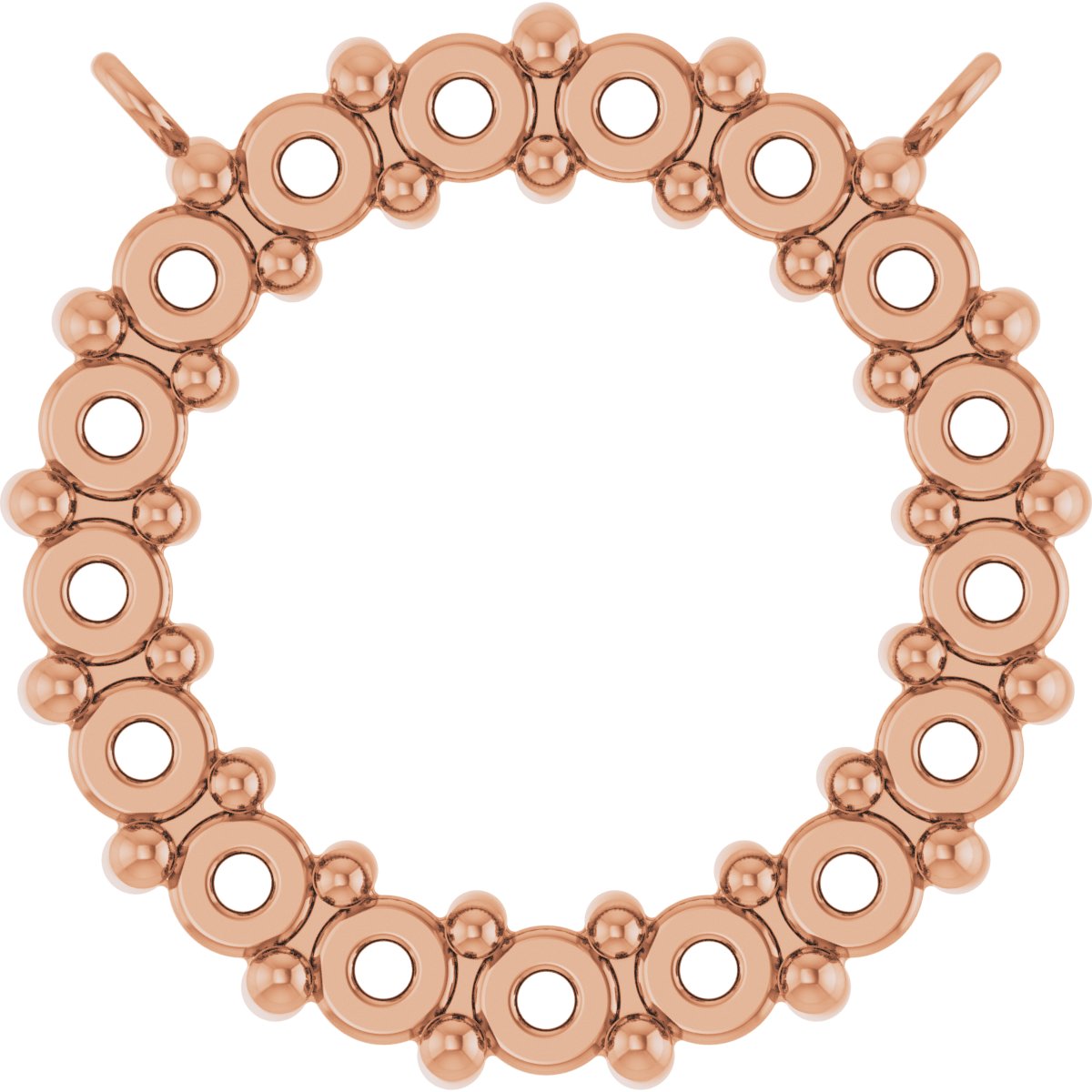 Cabochon Circle Necklace or Center