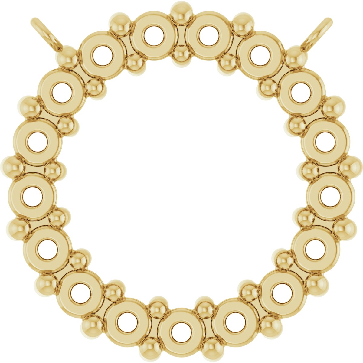 Cabochon Circle Necklace or Center