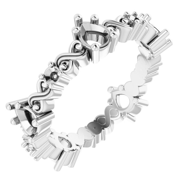 Infinity-Inspired Eternity Band