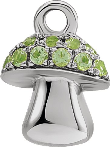 Petite Pavé® Mushroom Dangle