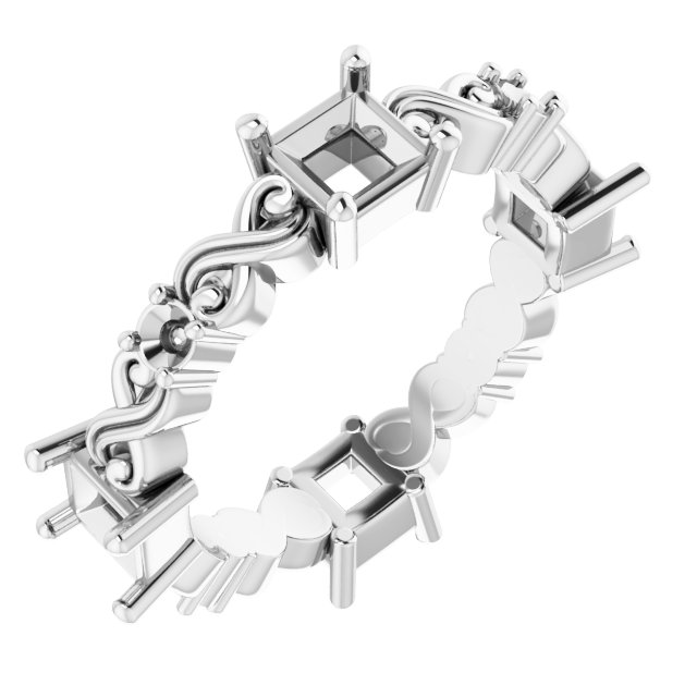 Infinity-Inspired Eternity Band