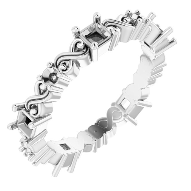 Infinity-Inspired Eternity Band
