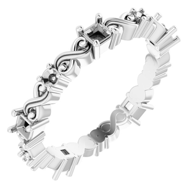 Infinity-Inspired Eternity Band