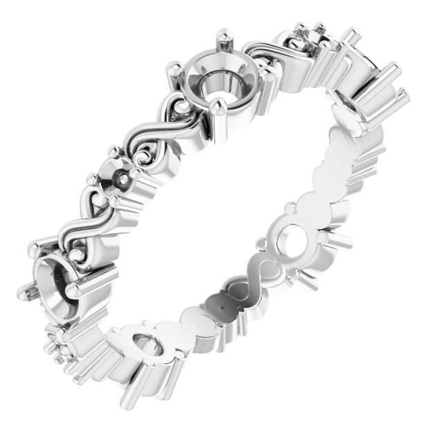 Infinity-Inspired Eternity Band