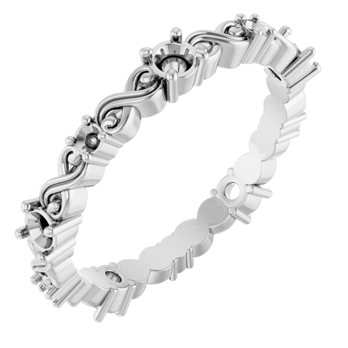 Infinity-Inspired Eternity Band