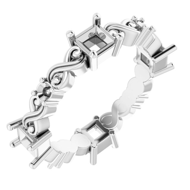 Infinity-Inspired Eternity Band