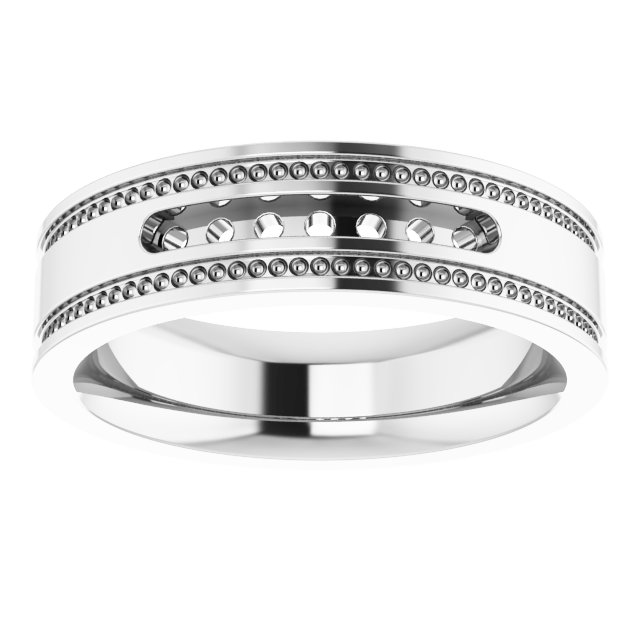 3x2 mm Straight Baguette Band Mounting view 3