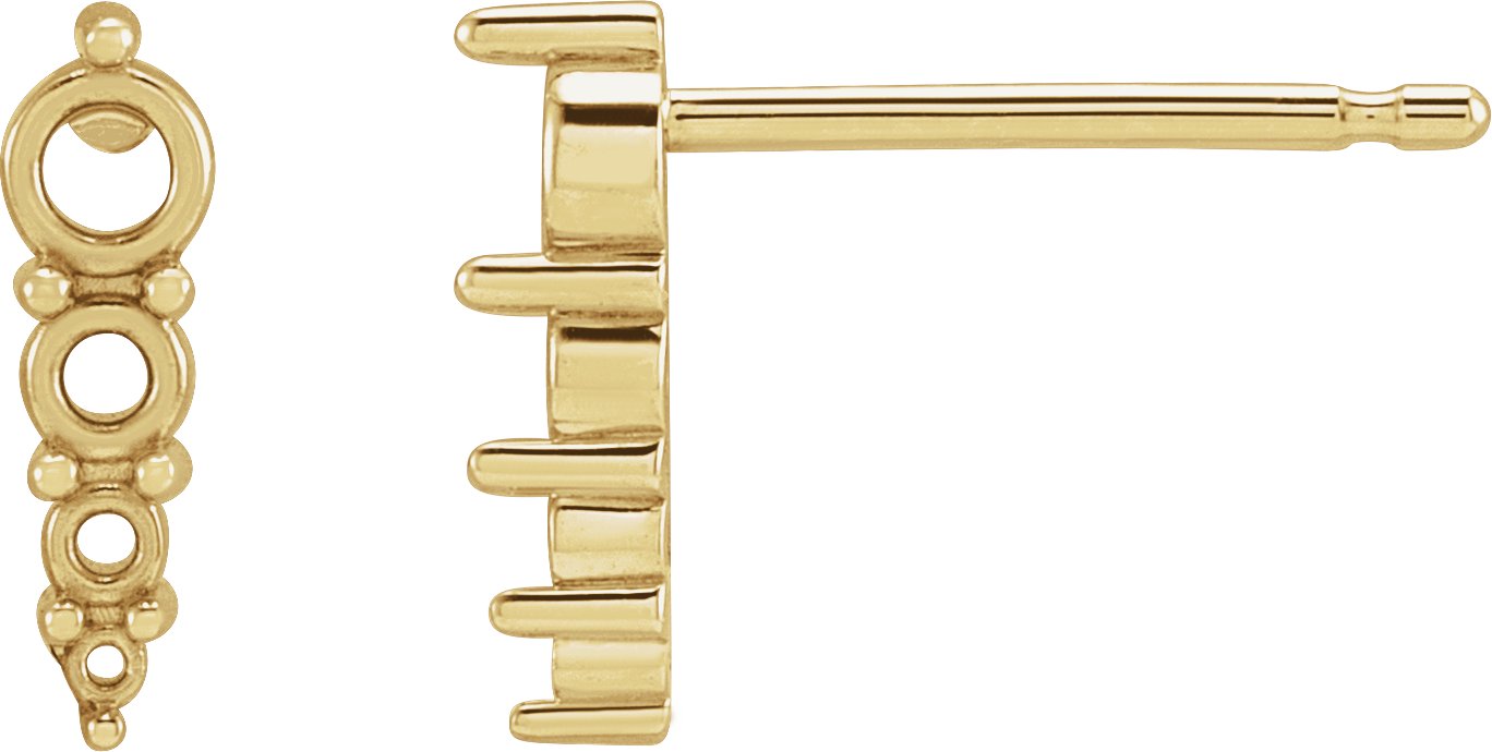 Graduated Bar Earrings