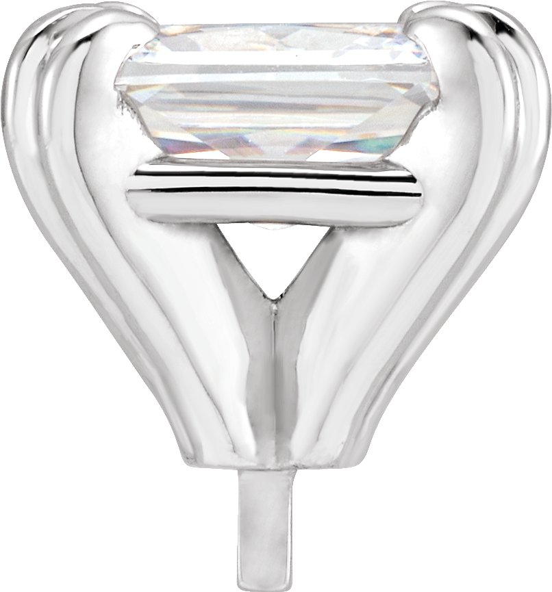 Emerald 4-Prong Pre-Notched Double-Claw Peg Setting