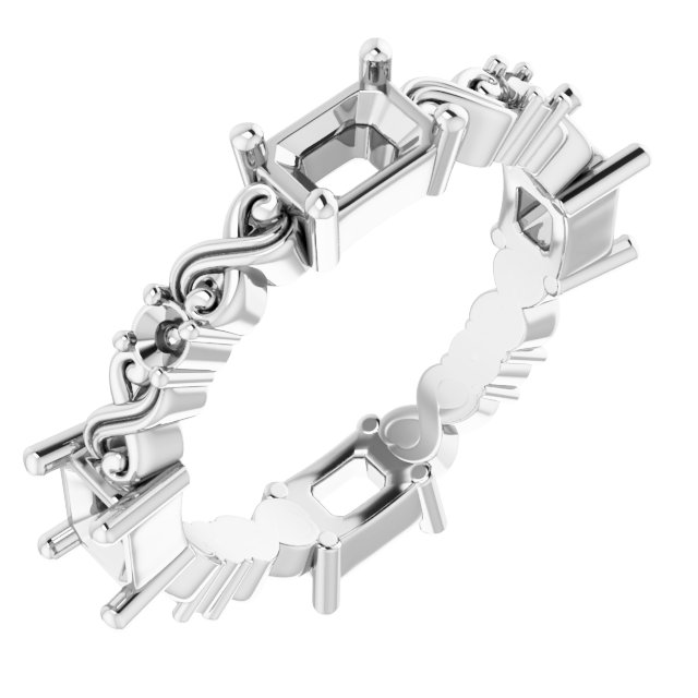 Infinity-Inspired Eternity Band