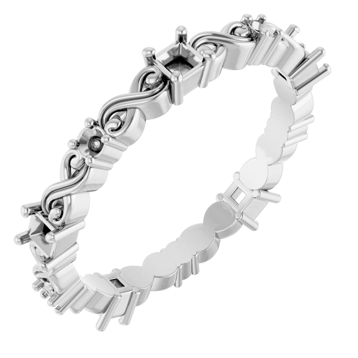 Infinity-Inspired Eternity Band
