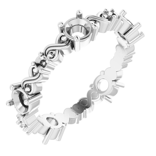 Infinity-Inspired Eternity Band