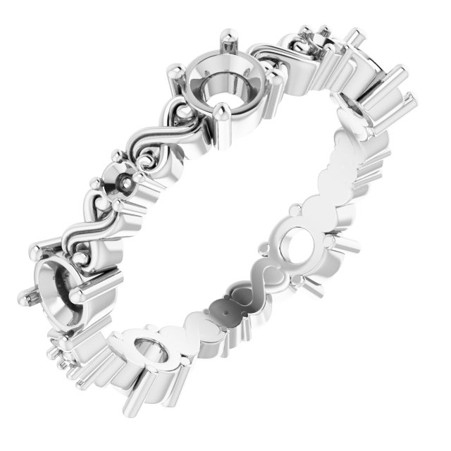 Infinity-Inspired Eternity Band