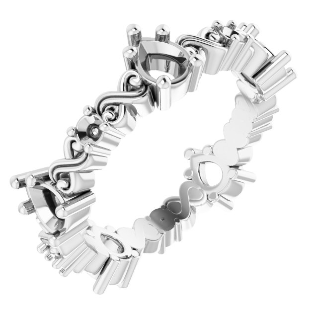 Infinity-Inspired Eternity Band