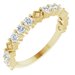 14K Yellow 7/8 CTW Natural Diamond Stackable Anniversary Ring