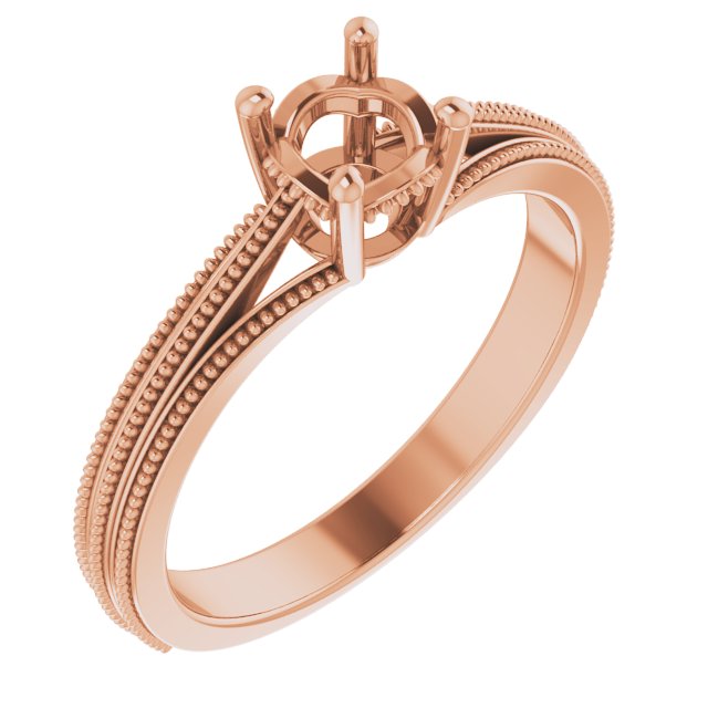 Solitaire Engagement Ring or Band