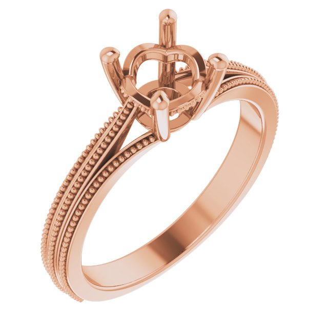 Solitaire Engagement Ring or Band