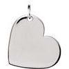 Sterling Silver 24x21 mm Heart Pendant Ref. 14739286