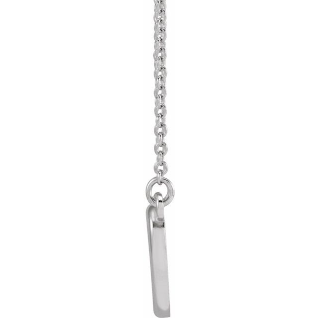 Sterling Silver Heart 16 Necklace