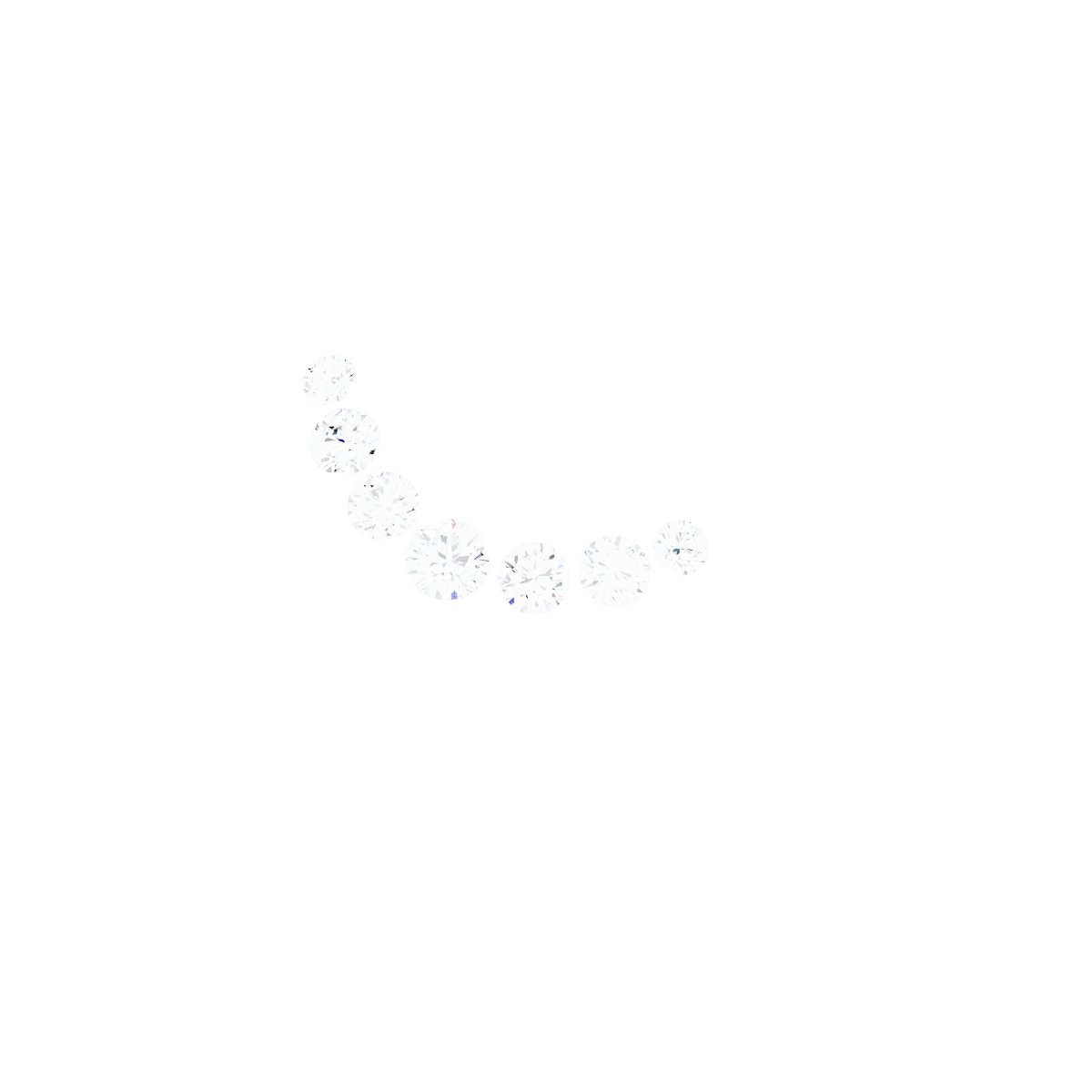 14K White .05 CTW Natural Diamond Matching Band-5