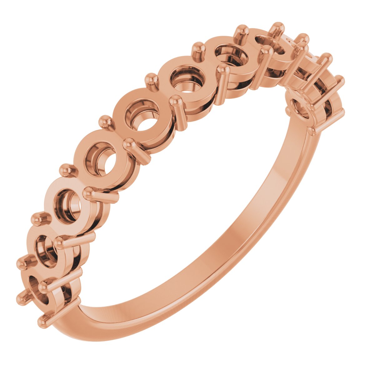 Rose-Cut Anniversary Band