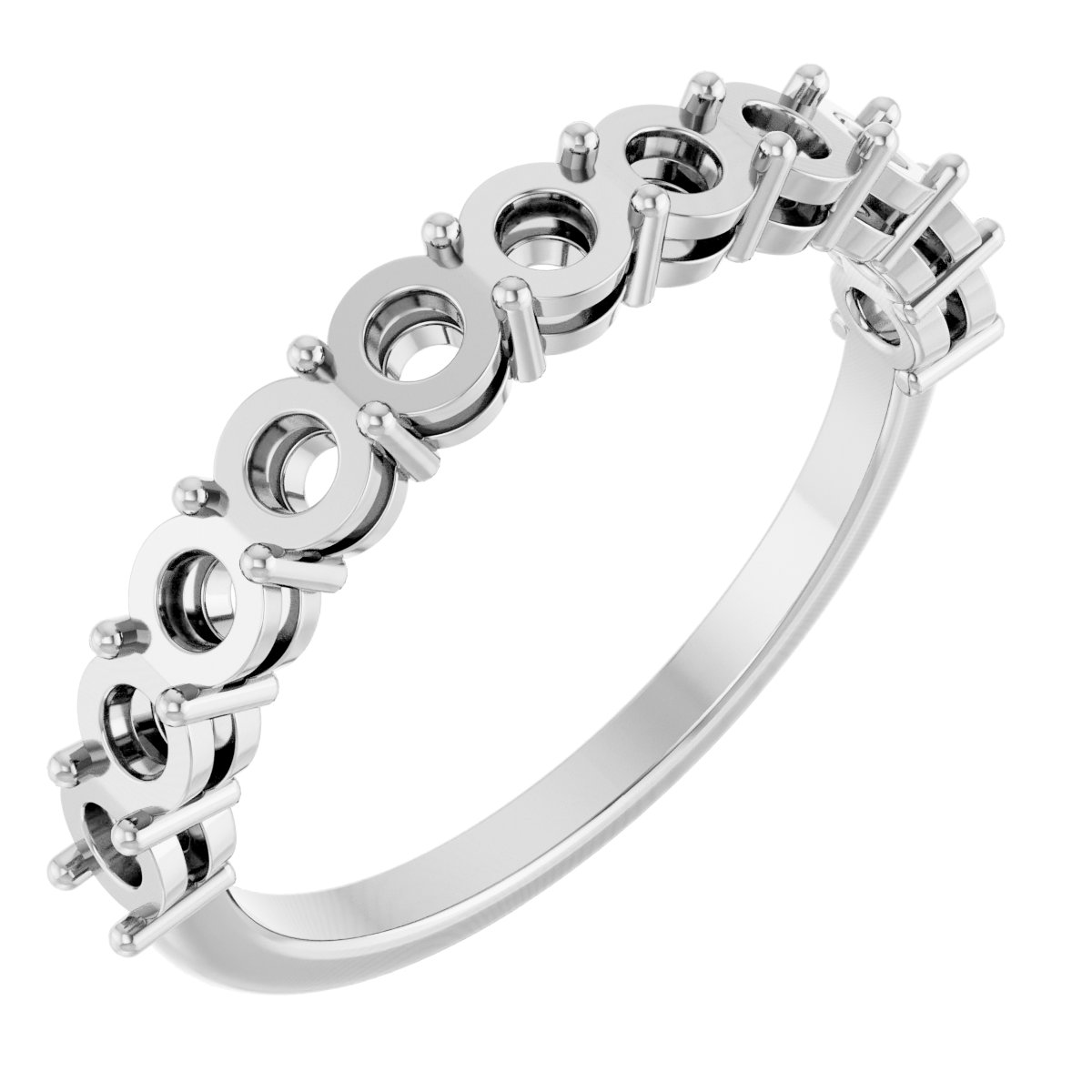 Rose-Cut Anniversary Band